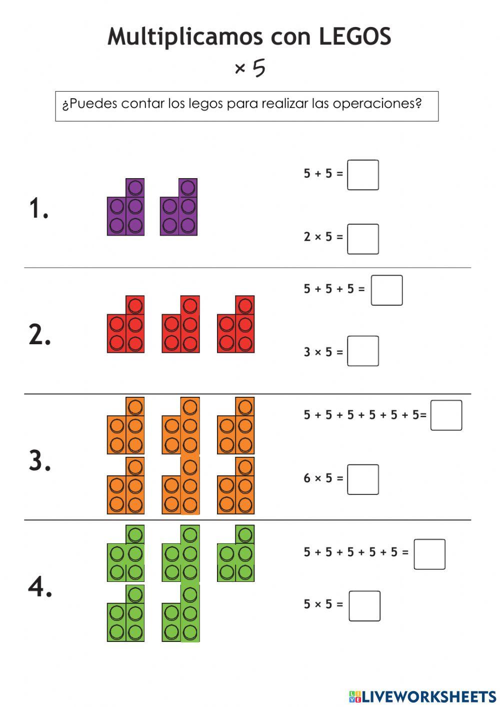 Multiplicamos con LEGOS