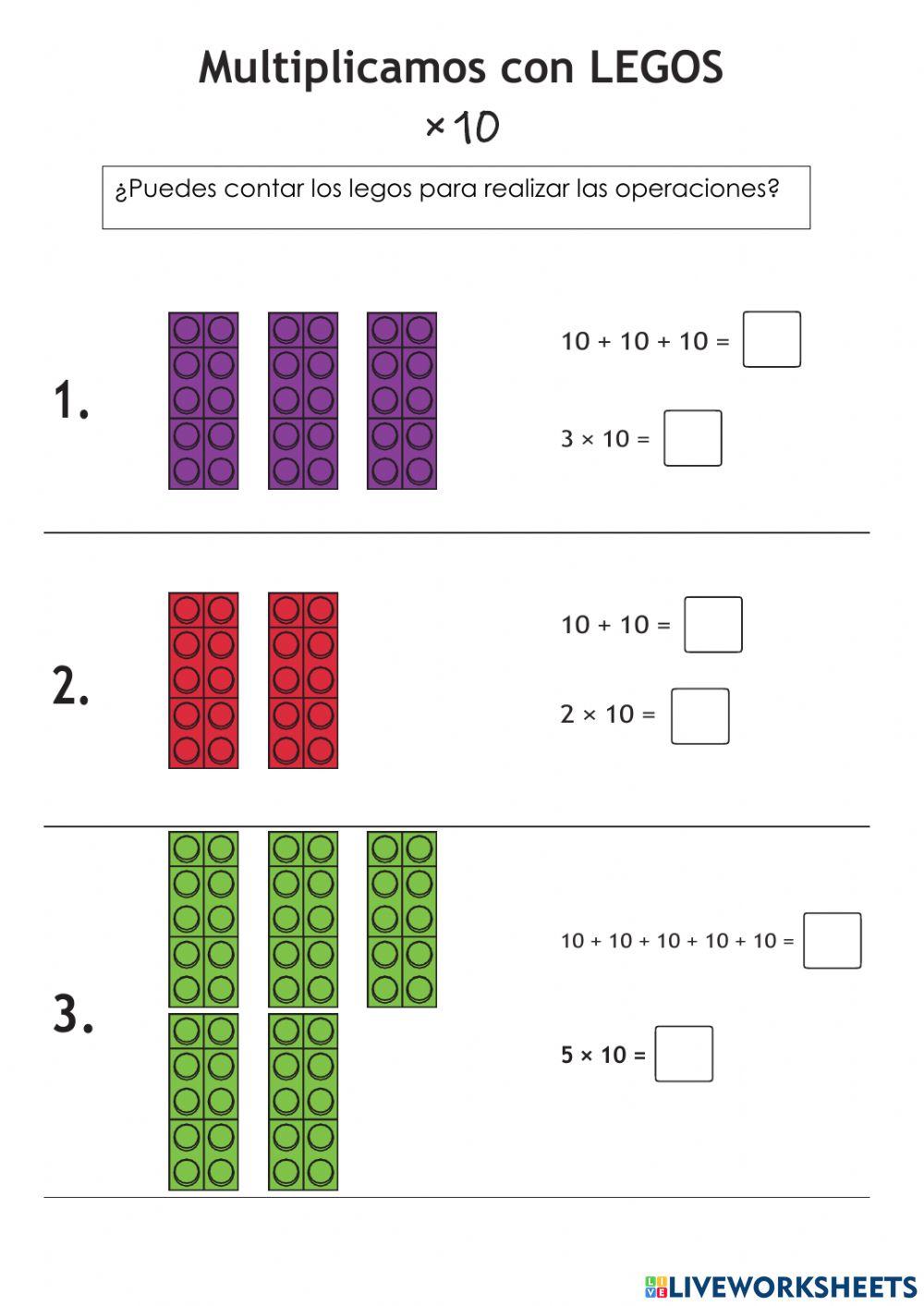 Multiplicamos con LEGOS