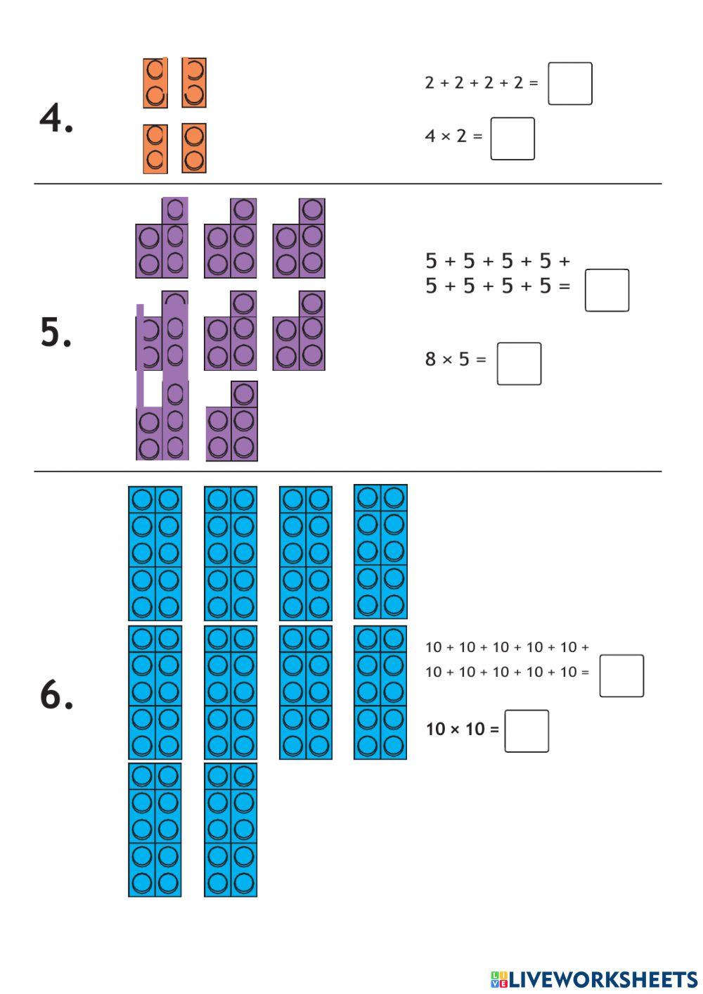 Multiplicamos con LEGOS
