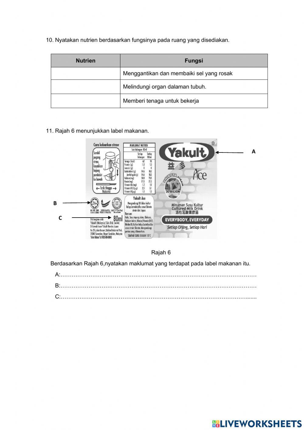 Ujian SRT Tingkatan 4