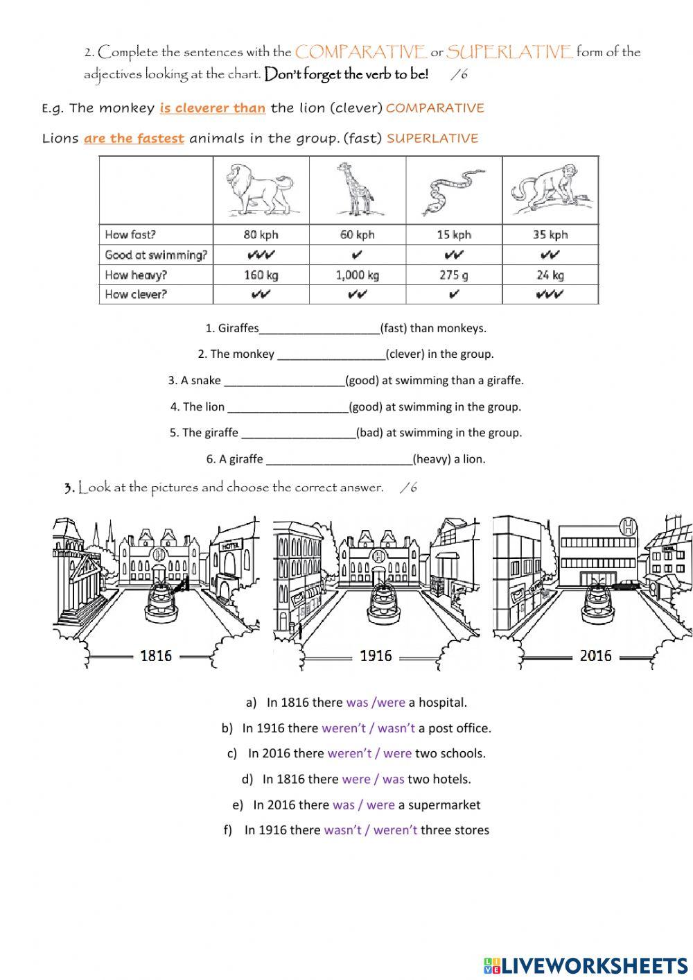 Pre teens 1 nivelacion exam