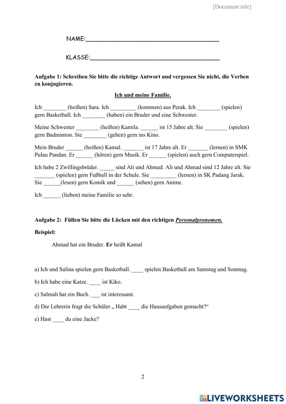 Peperiksaan pertengahan tahun tingkatan 1