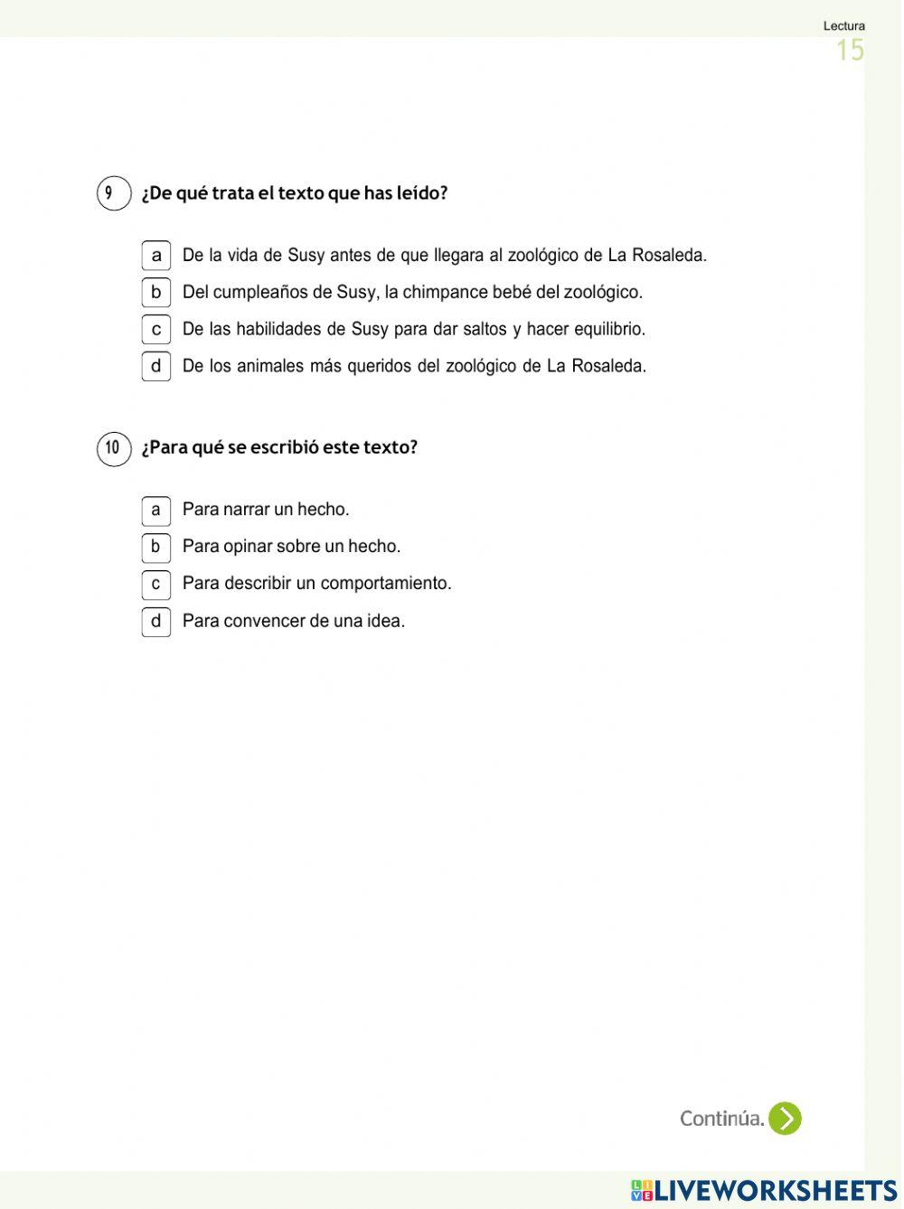 Preguntas de Evaluación Diagnóstica 4to. parte 2