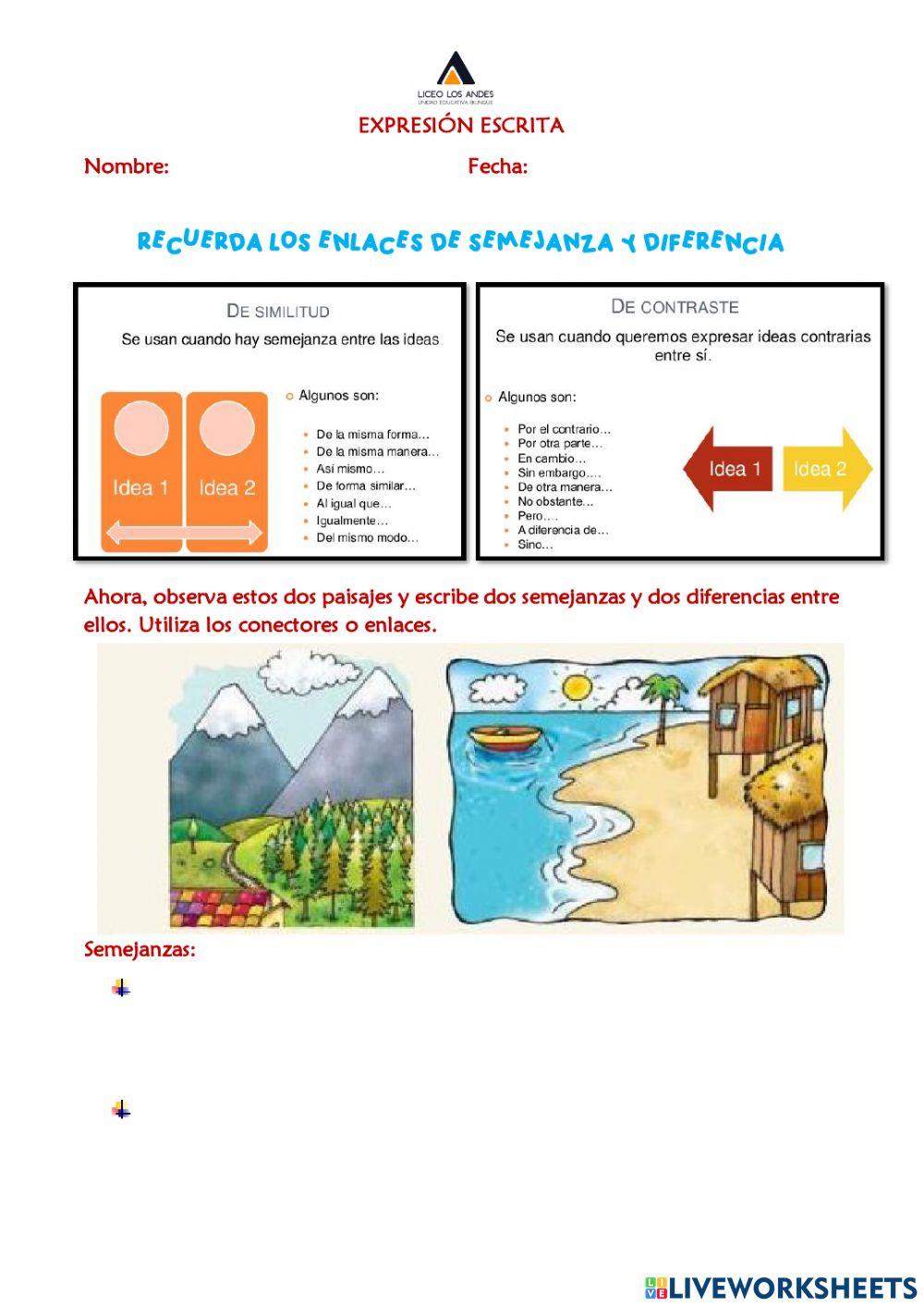 Semejanzas y diferencias