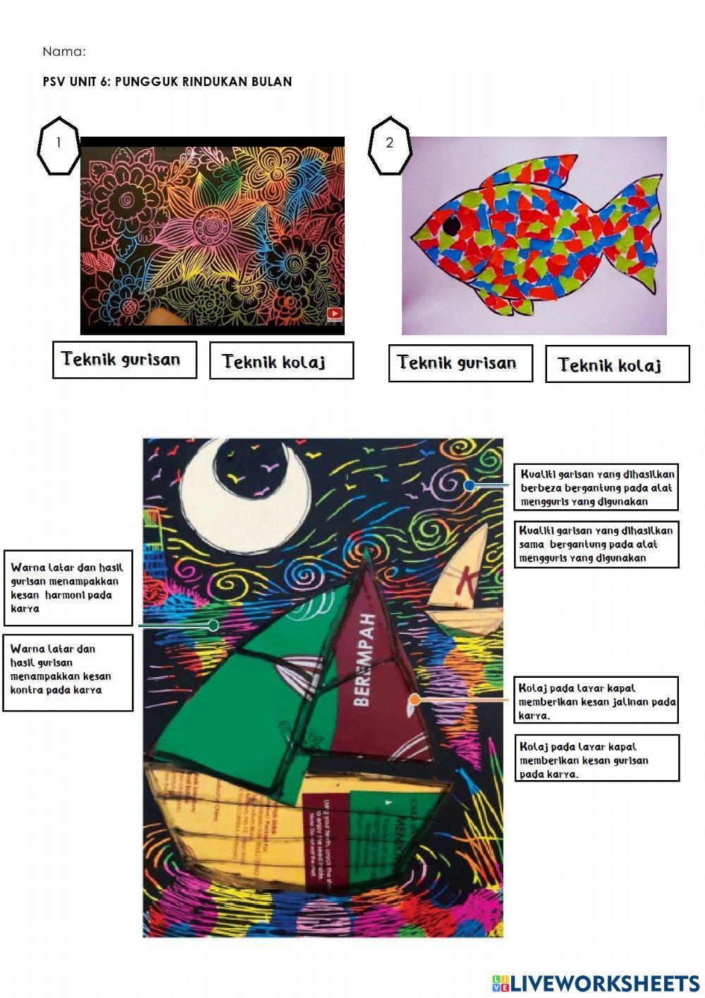 Unit 6: pungguk rindu akan bulan