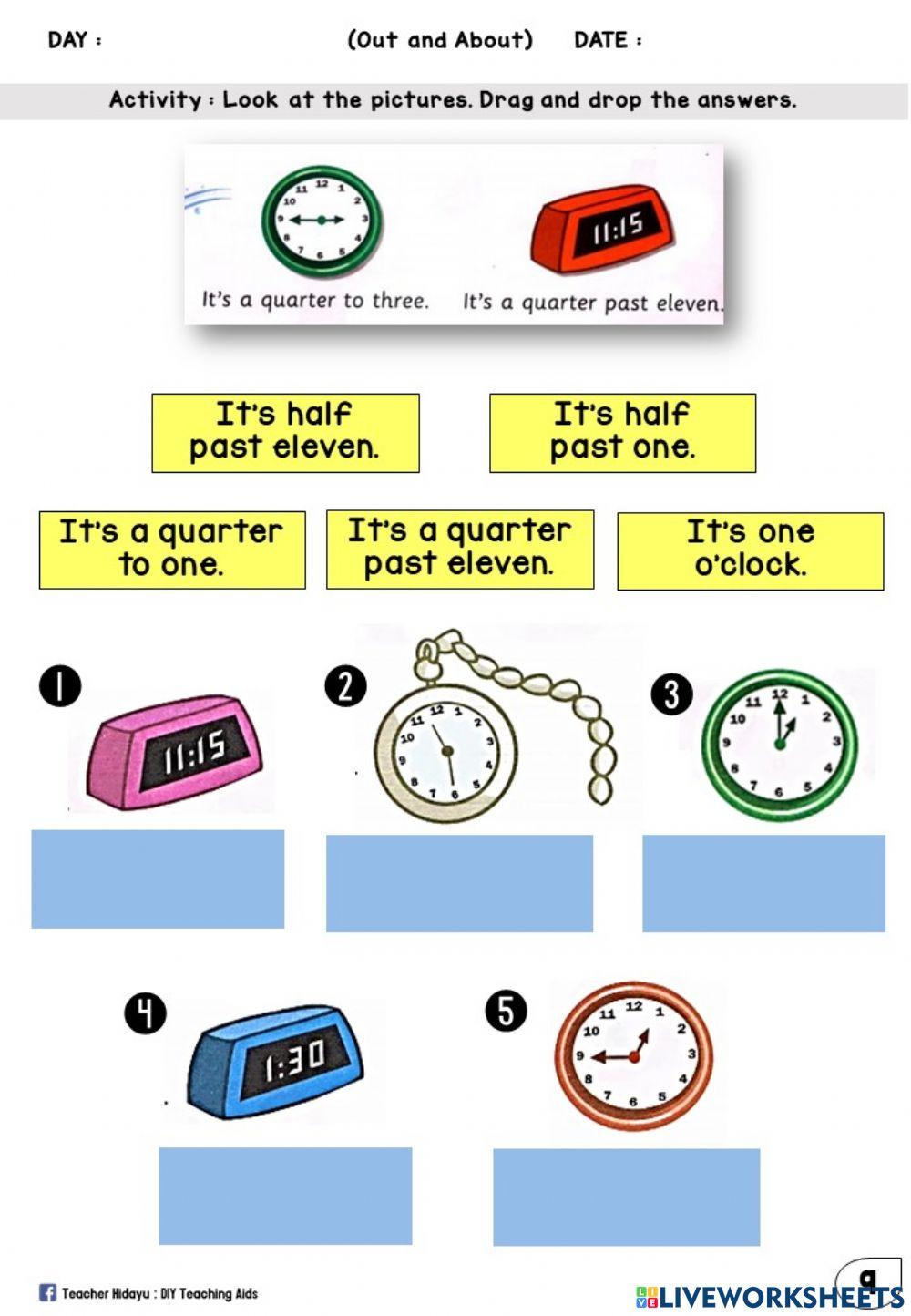 Out and About (Drag and Drop)