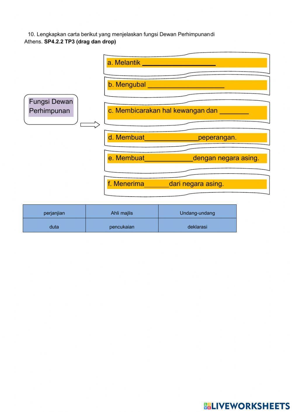 Latihan Sejarah Tingkatan 1