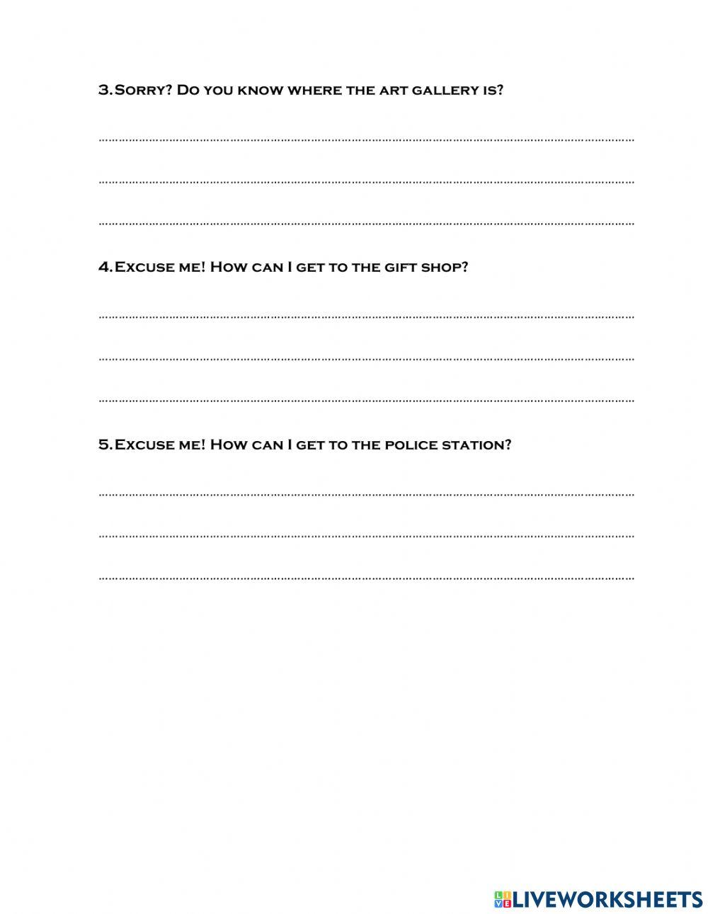 Asking and giving directions