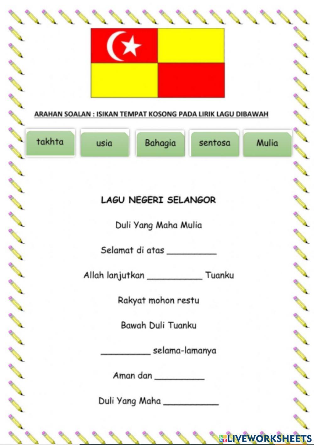 Lagu Negeri Selangor