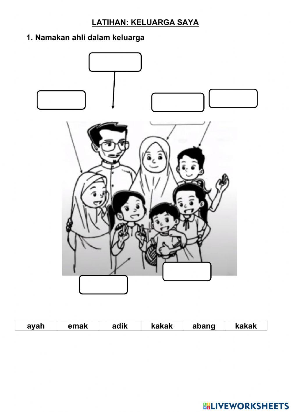 Sayangi Keluarga Interactive Worksheet Live Worksheets NBKomputer Sayangi Keluarga Interactive Worksheet Live Worksheets NBKomputer