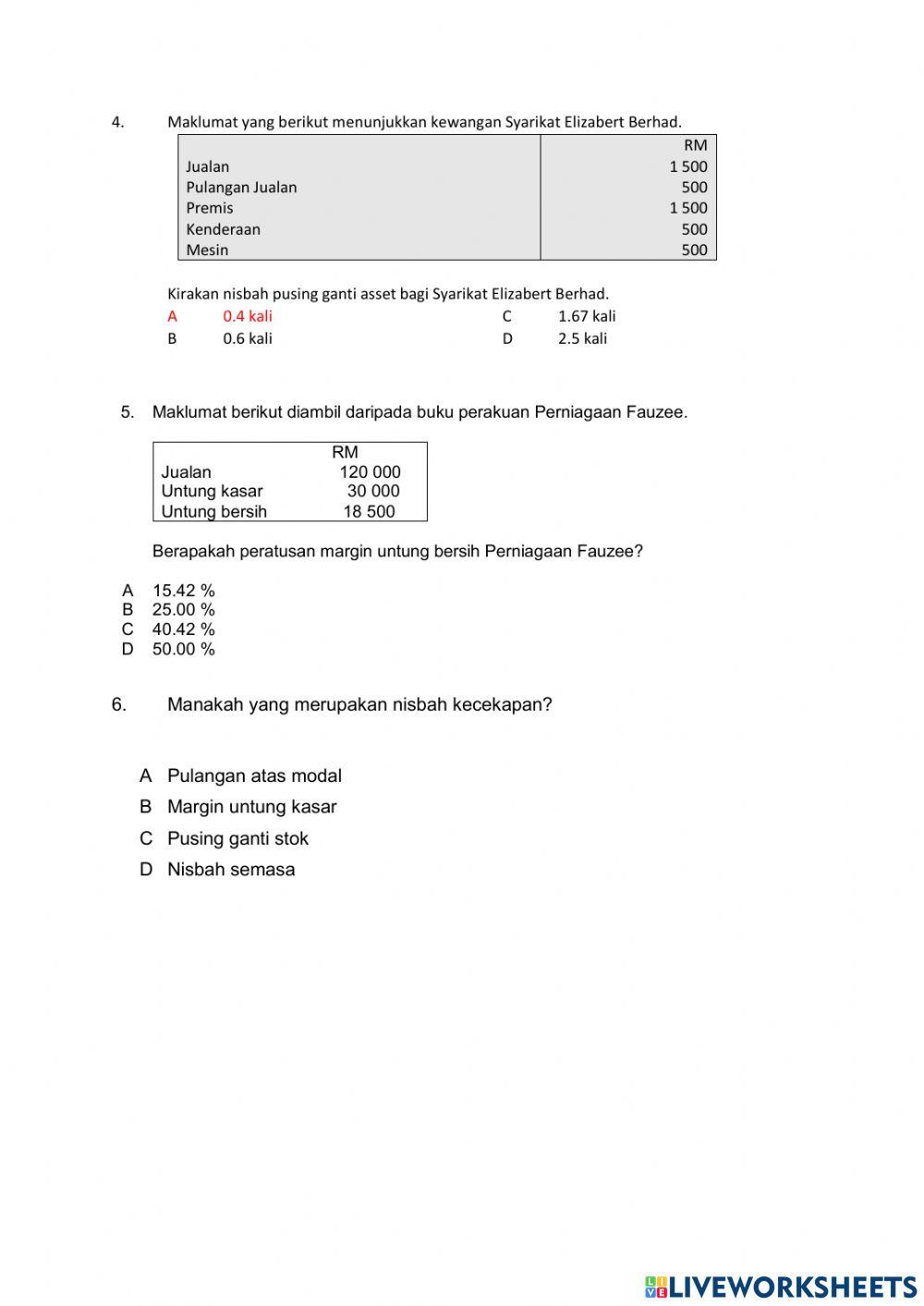 Bab 4: penyata kewangan
