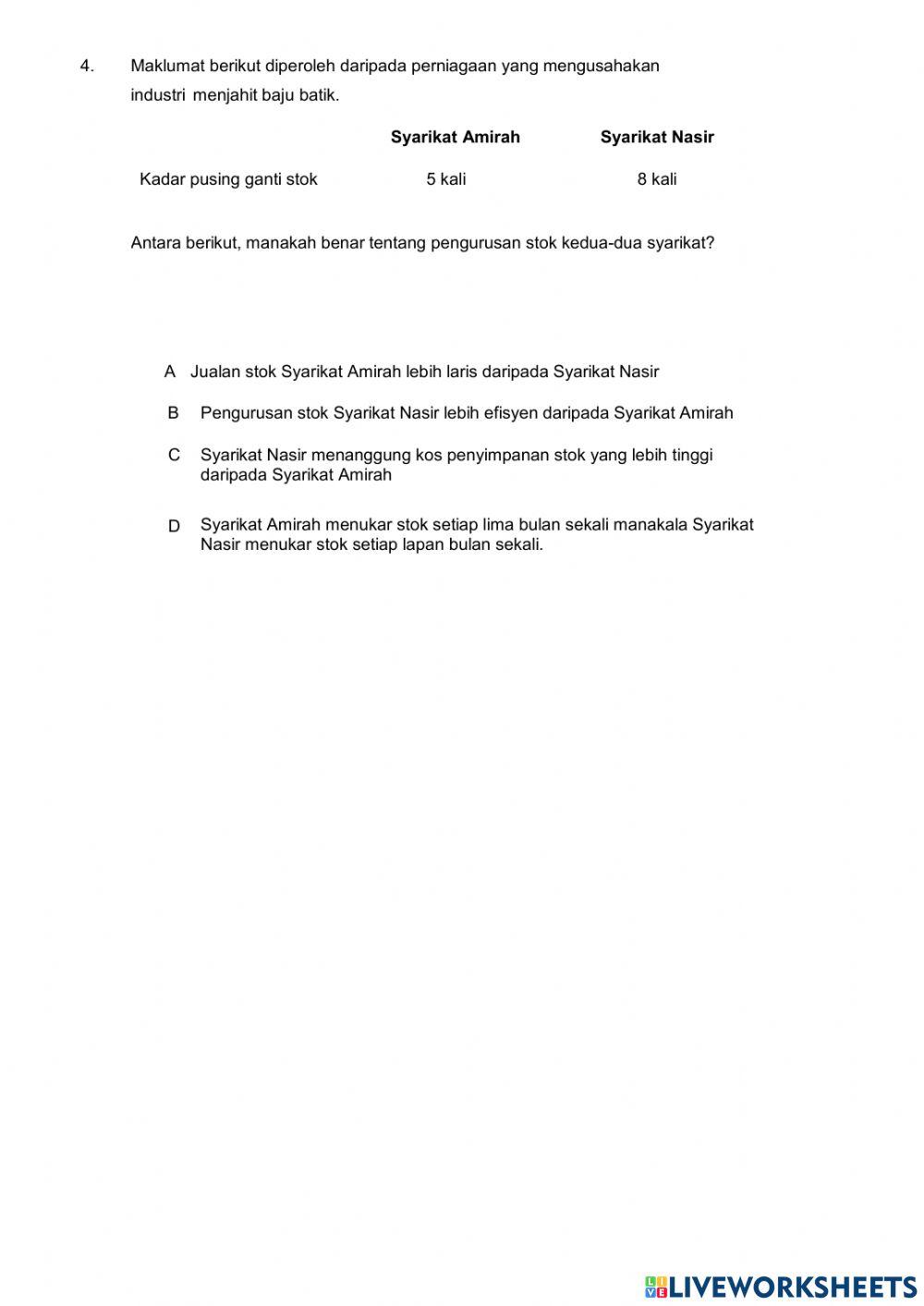 Bab 4: penyata kewangan