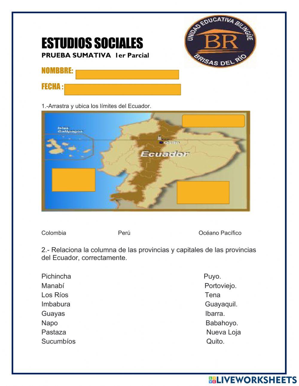 Provincias del Ecuador