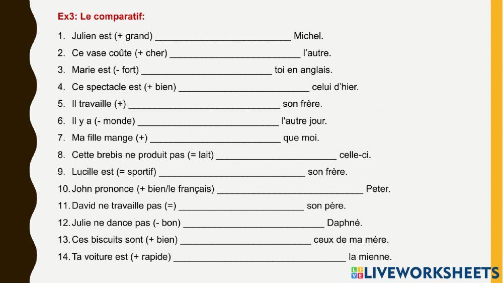 Comparatif Revision 1