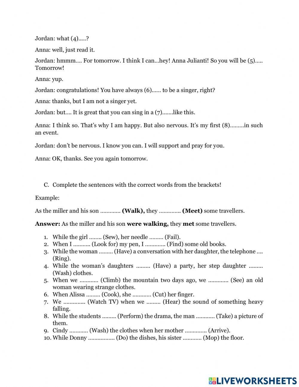Reading Crossword worksheet Live Worksheets