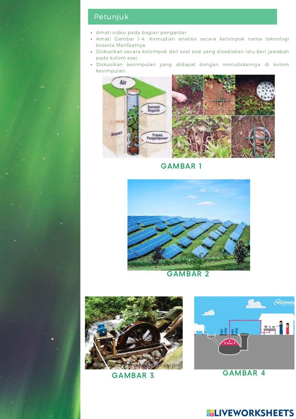 LKPD Teknologi Ramah Lingkungan