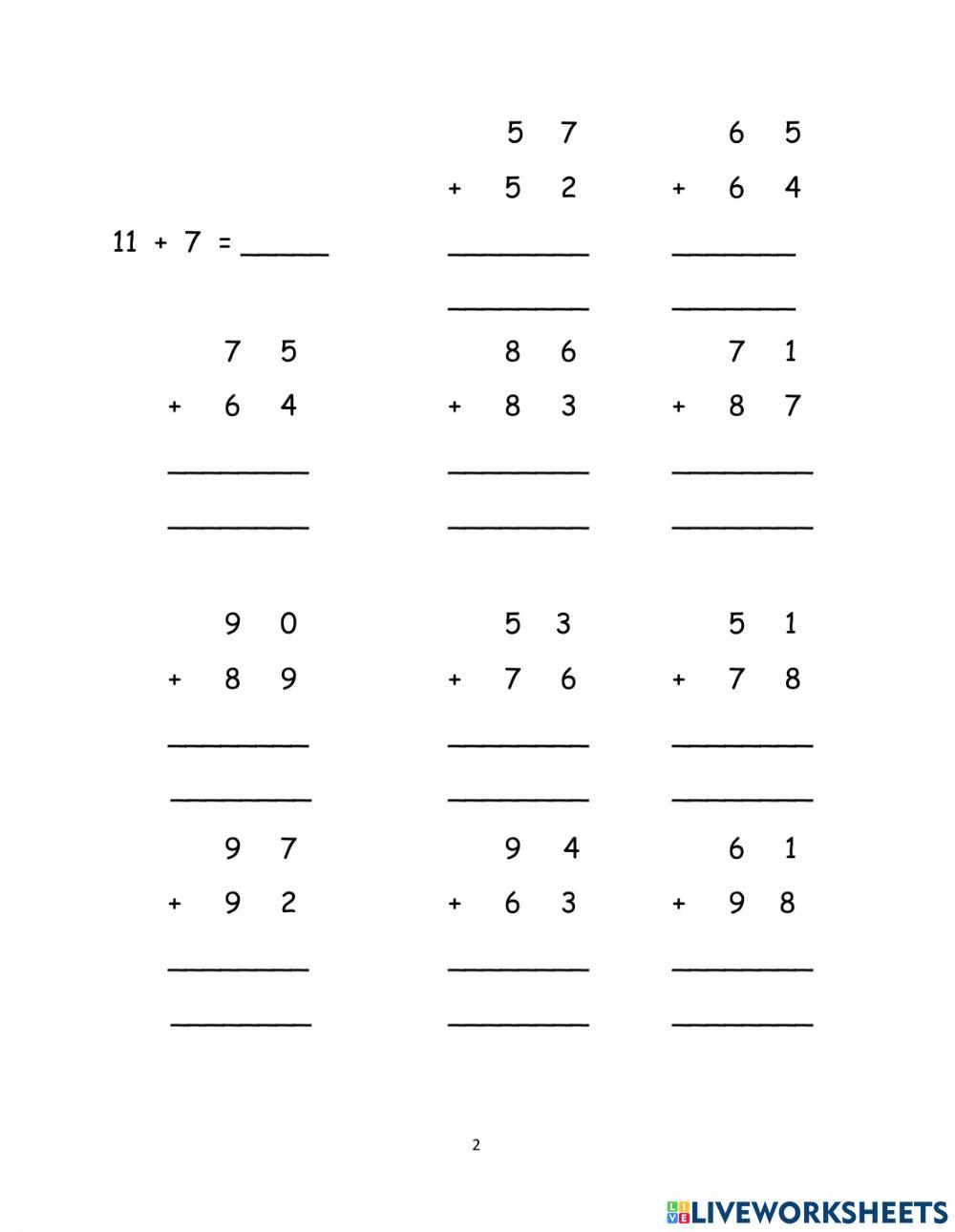 Operasi tambah tahun 2 sk chalok