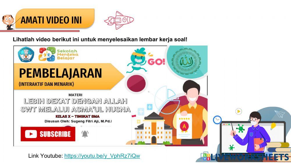 LKPD Asmaul Husna Kelas 10