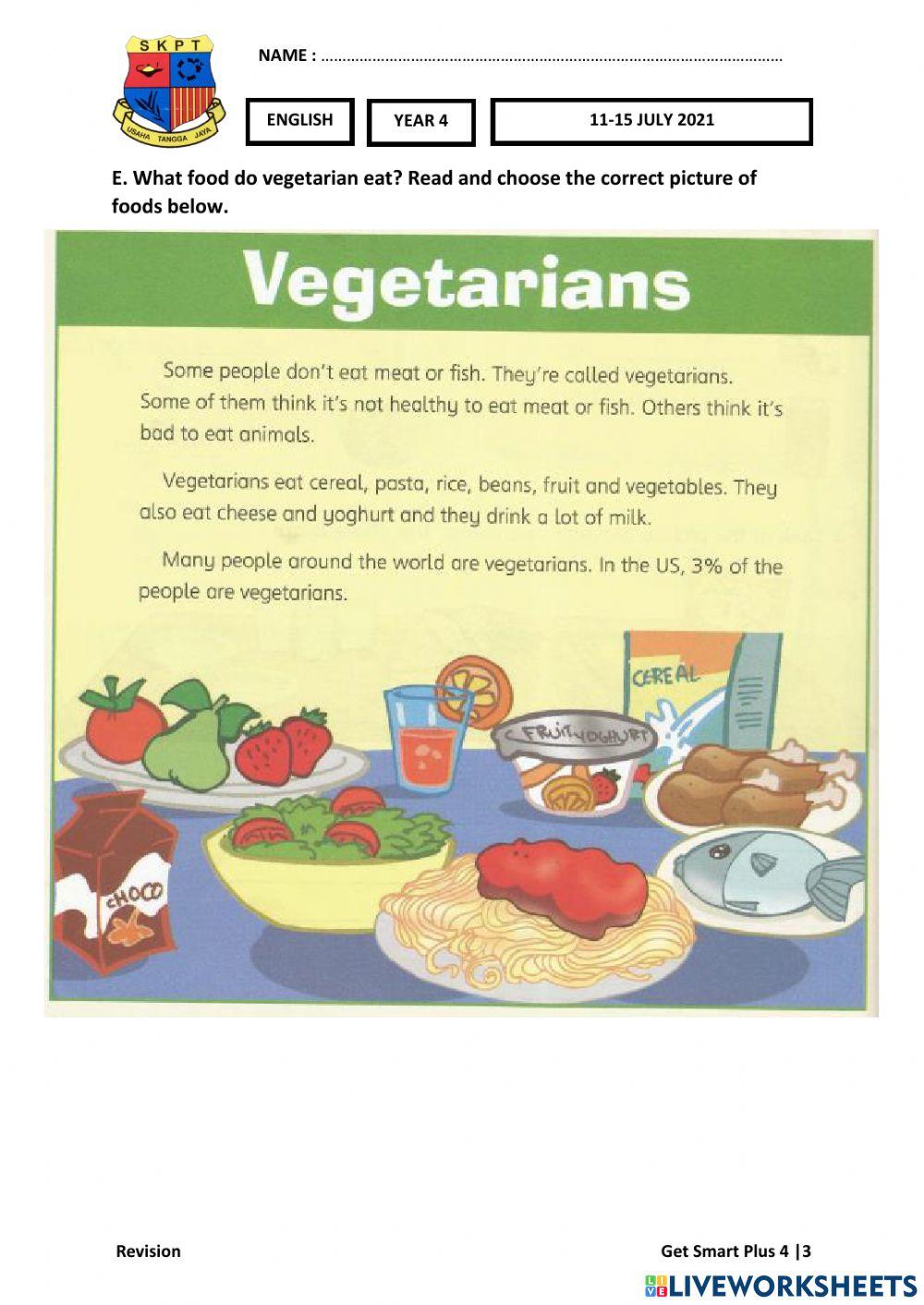 ENG Y4 Week 23 (11-15 JULY) Worksheets 3 Workbook page 45 & 46