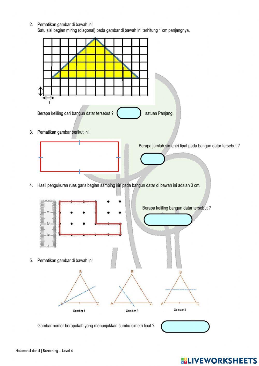 Screening PAI dan Matematika
