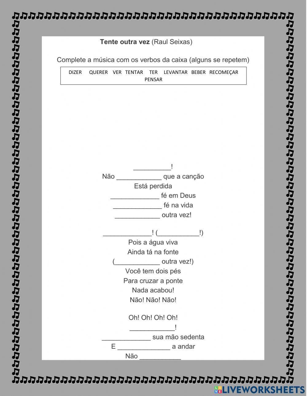 Tente outra vez Raúl Seixas