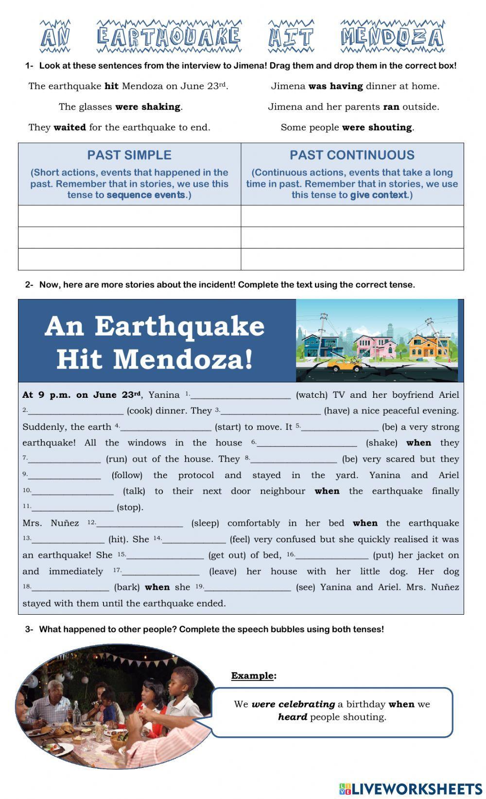 An Earthquake Hit Mendoza
