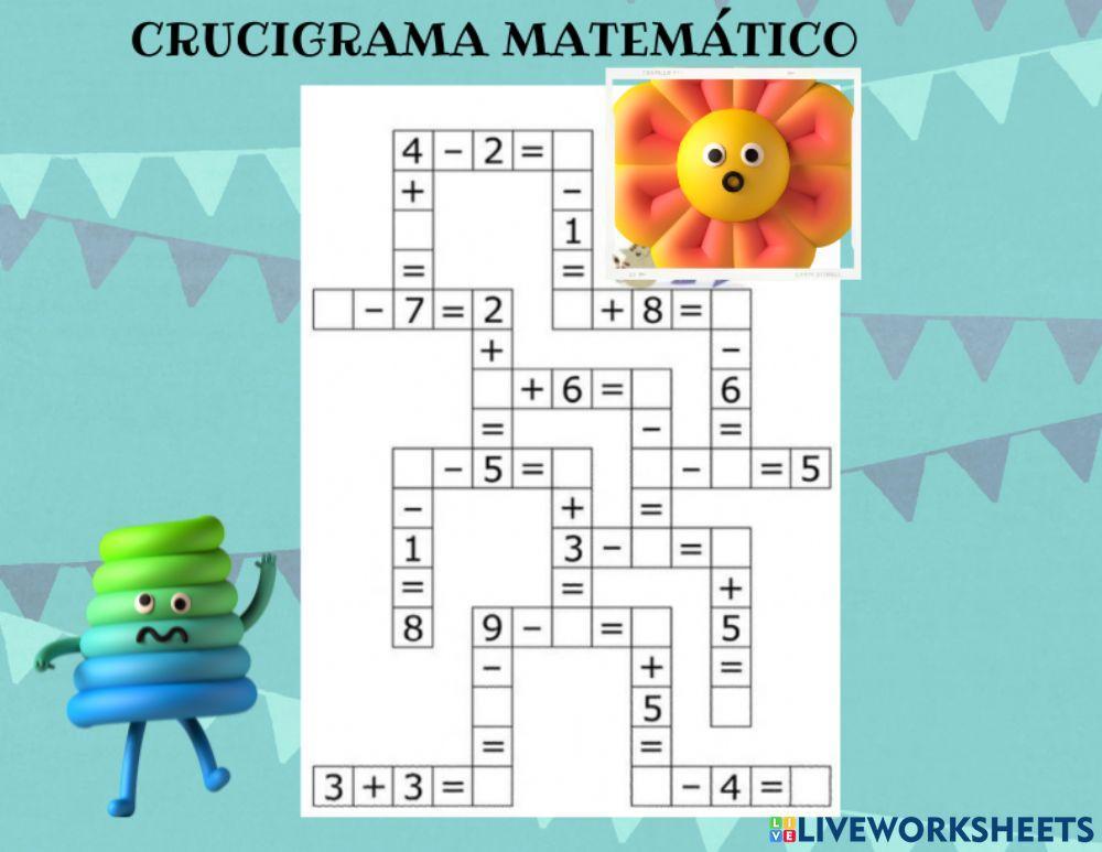 Crucigrama matemático