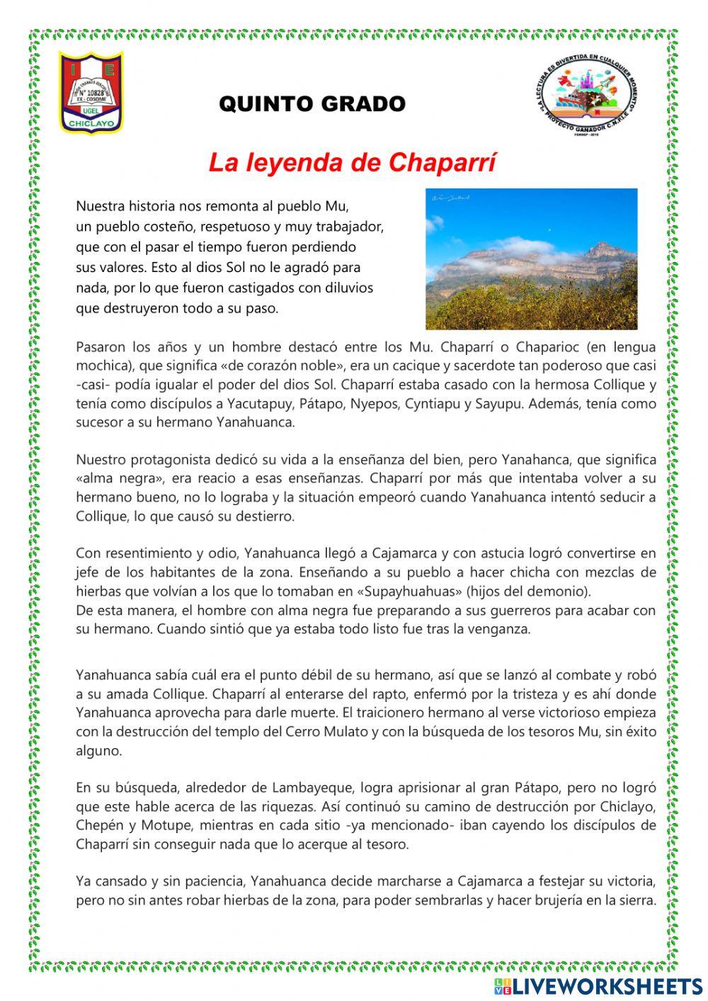 La leyenda de Chaparri