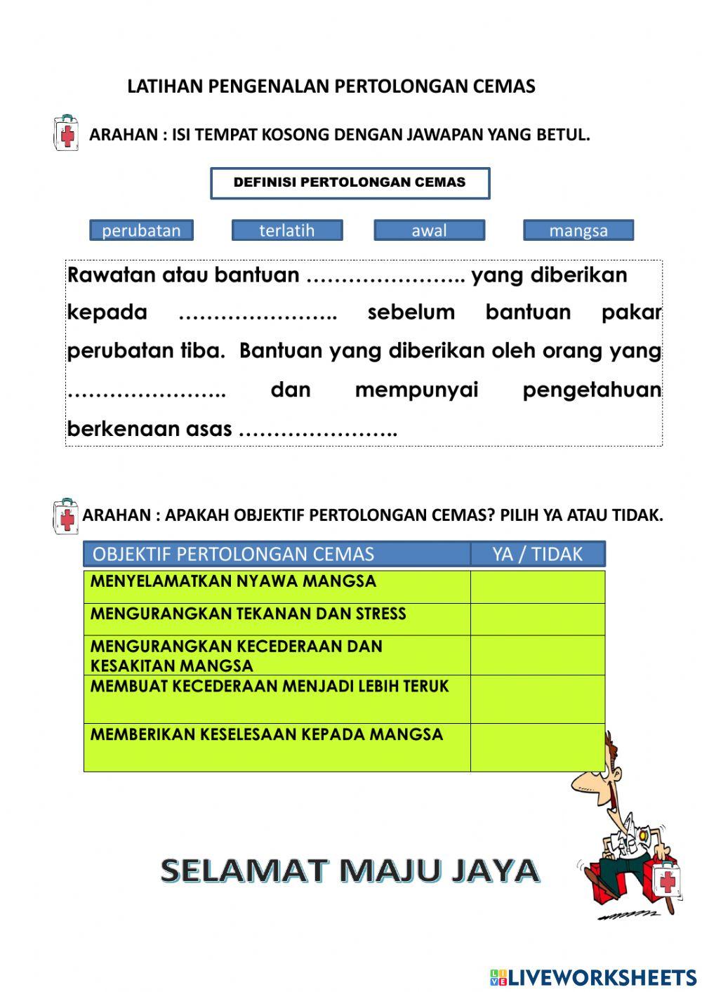 Pengenalan asas pertolongan cemas