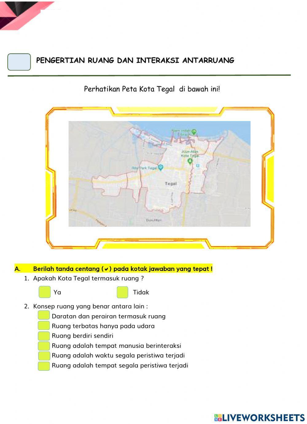 LKPD 1 Pengertian ruang