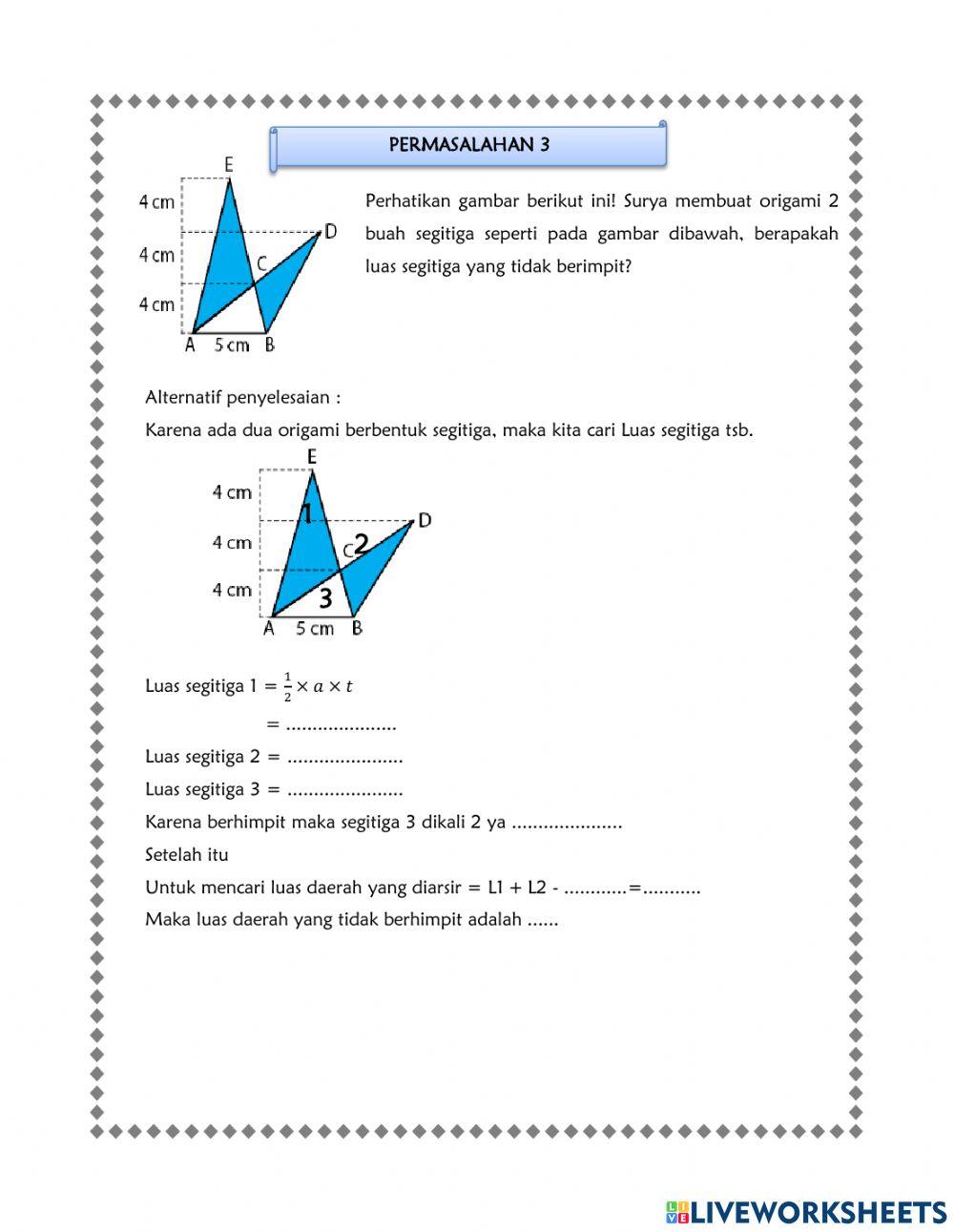 Operasi bilangan bulat penjumlahan dan pengurangan