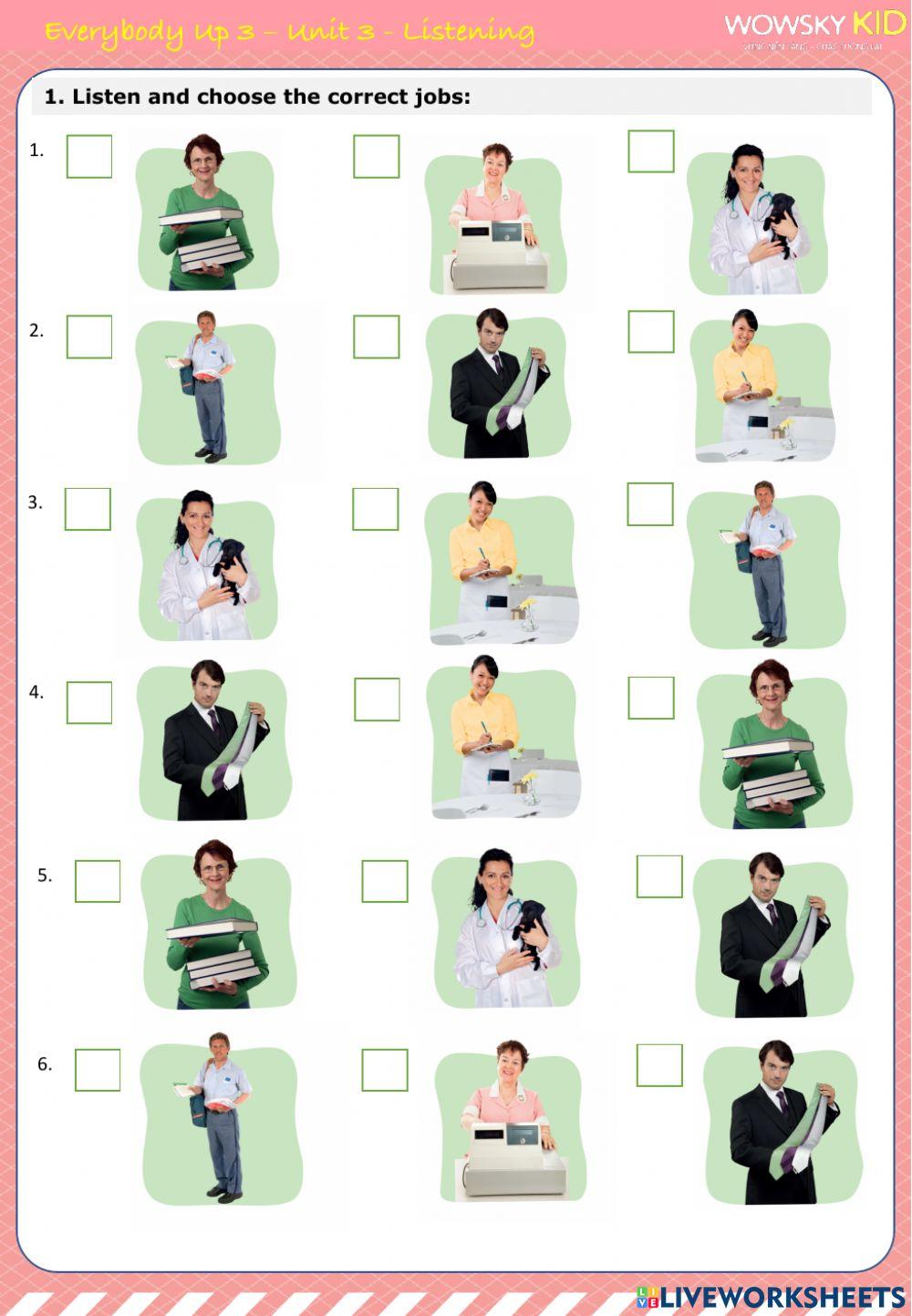 EU3 Unit 4 Listening