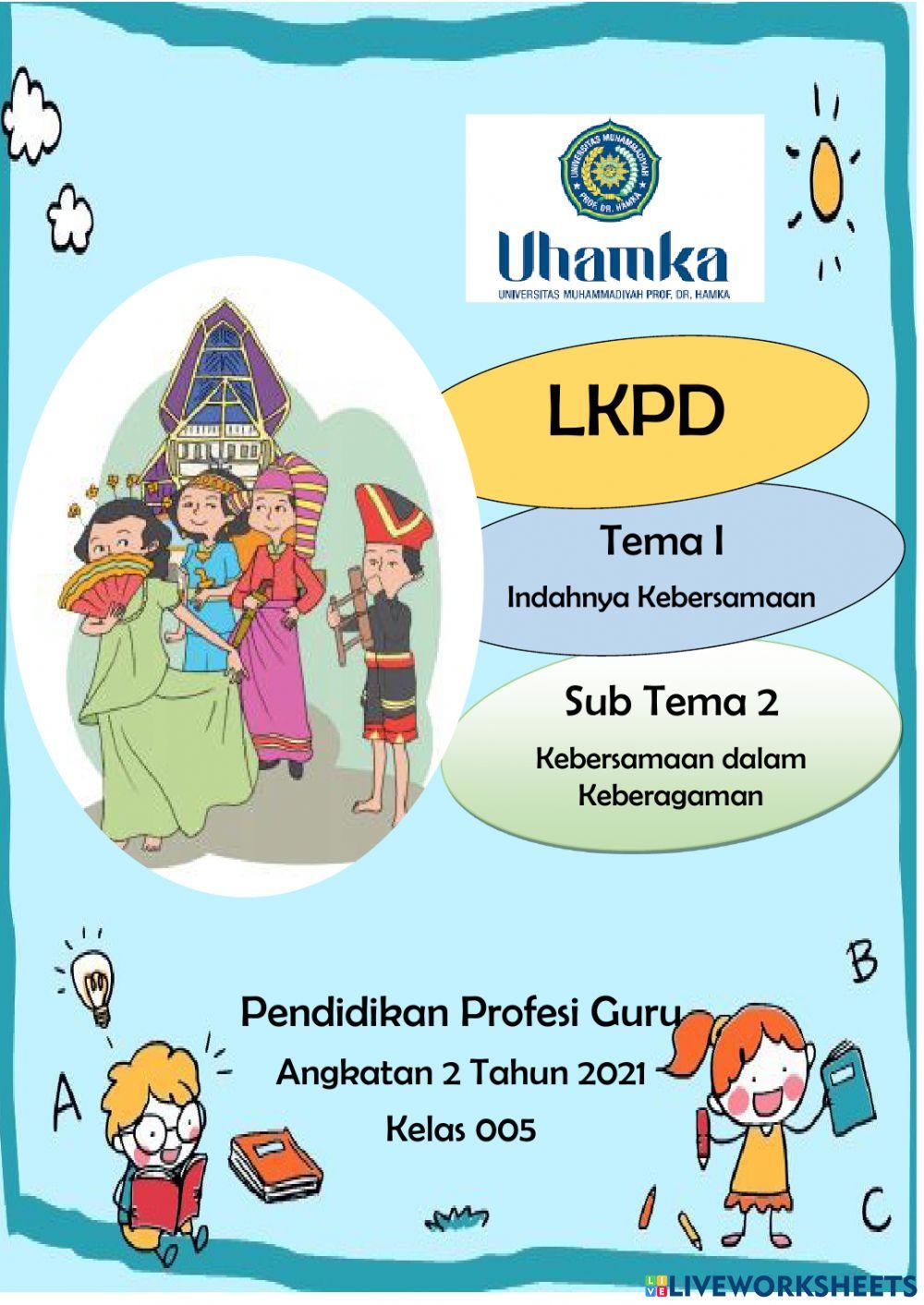 Ppl 2 lkpd 2 worksheet | Live Worksheets
