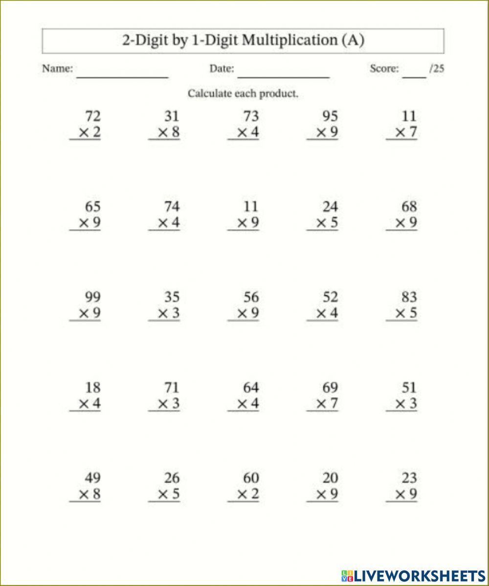 Math Online Exercise For Grade-6 Live Worksheets, 58% OFF