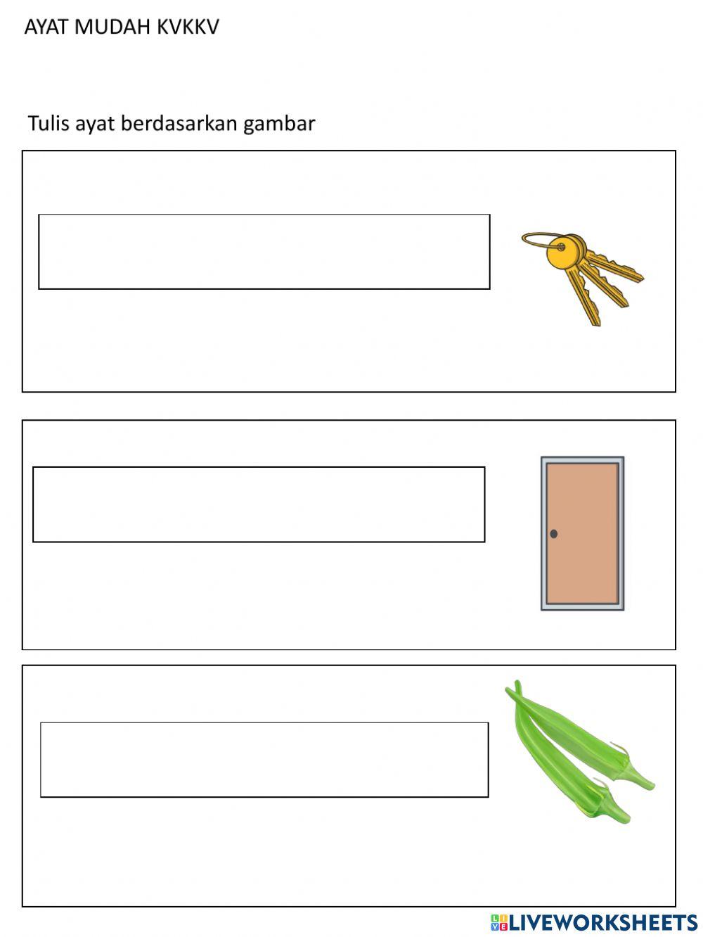 Ayat Perkataan KVKKV