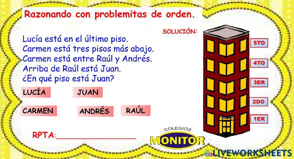 Orden de información