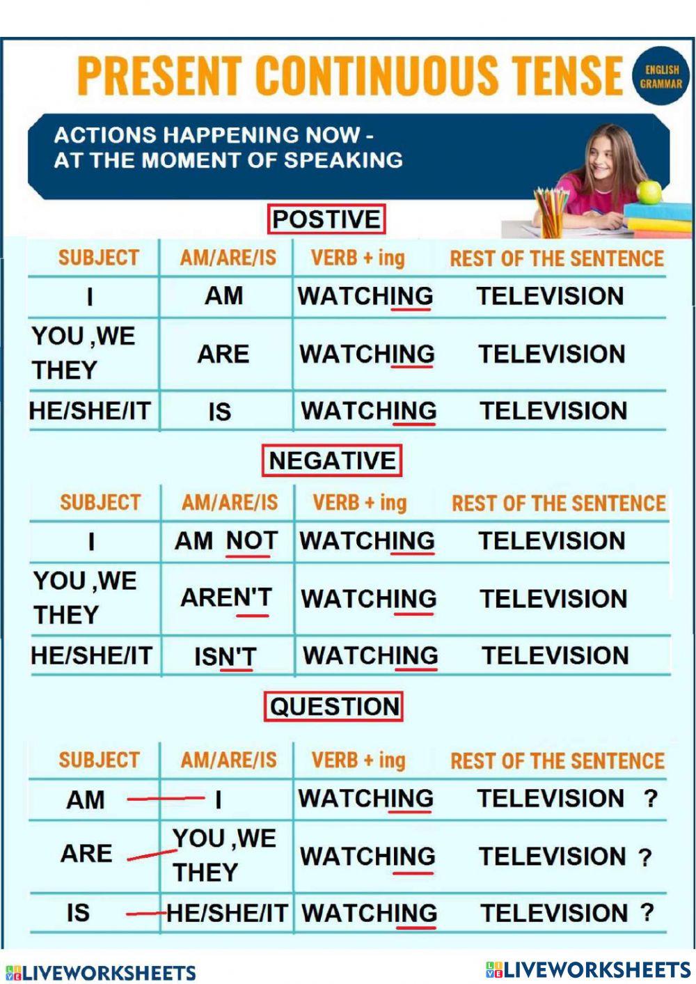 Present Continuous - EARTH DAY