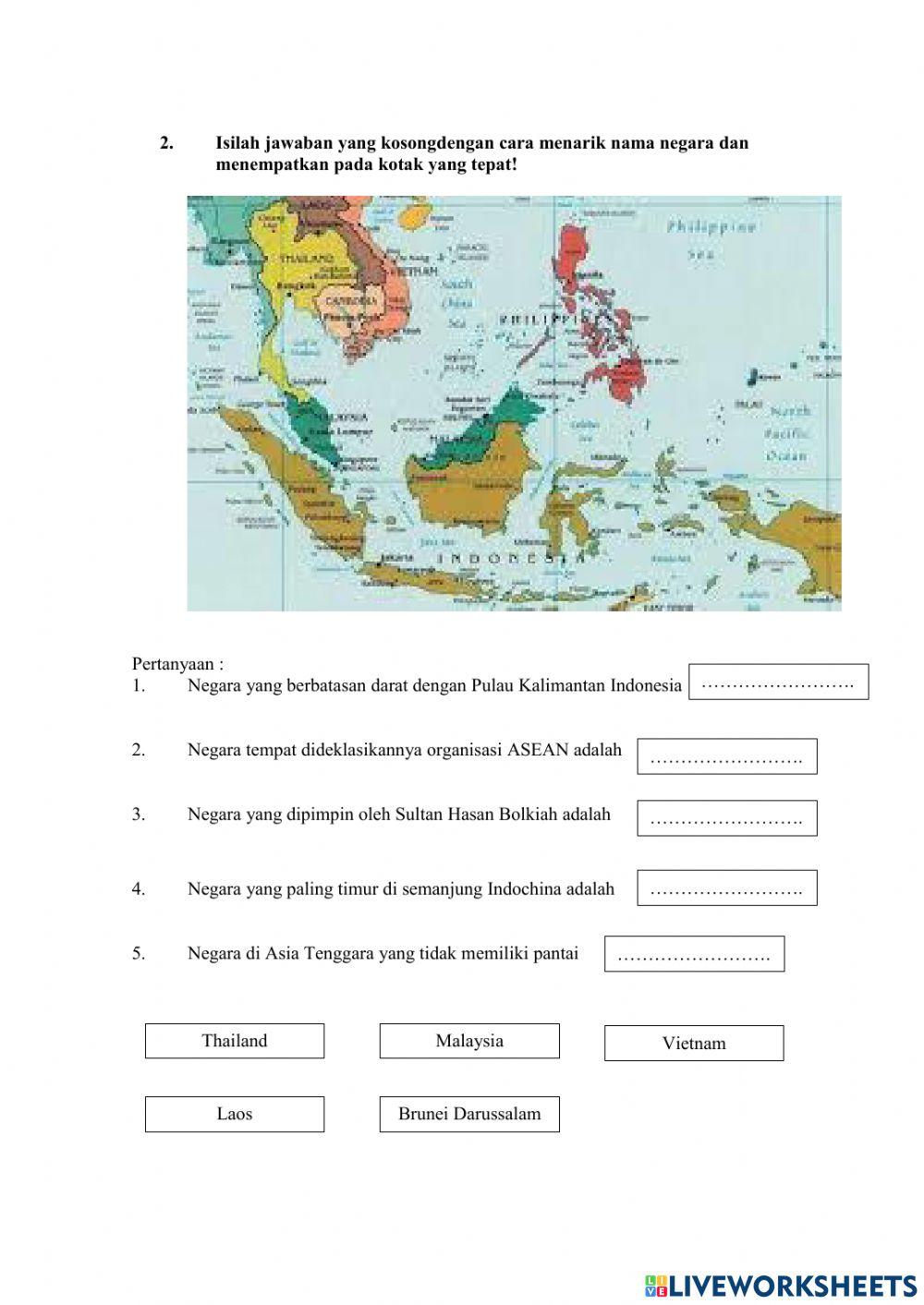 Kondisi Geografis ASEAN