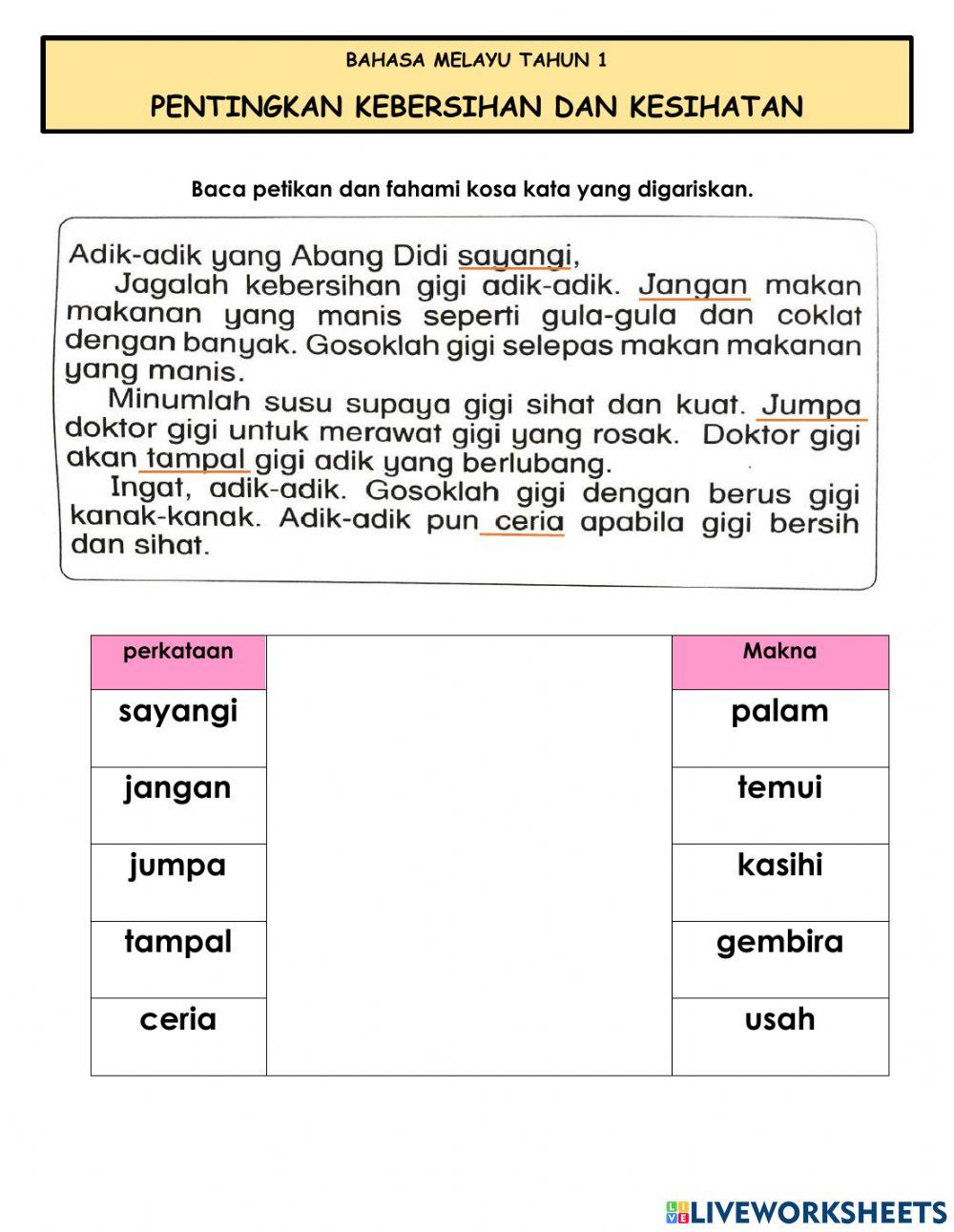 Menu sihat