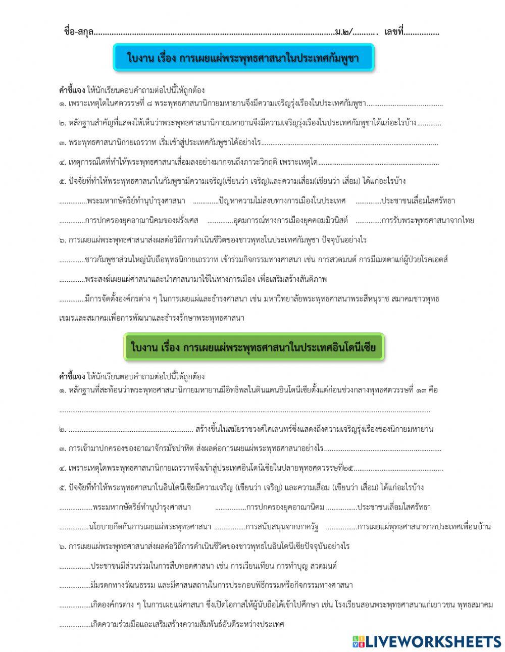 การเผยแผ่พระพุทธศาสนาในประเทศเพื่อนบ้าน