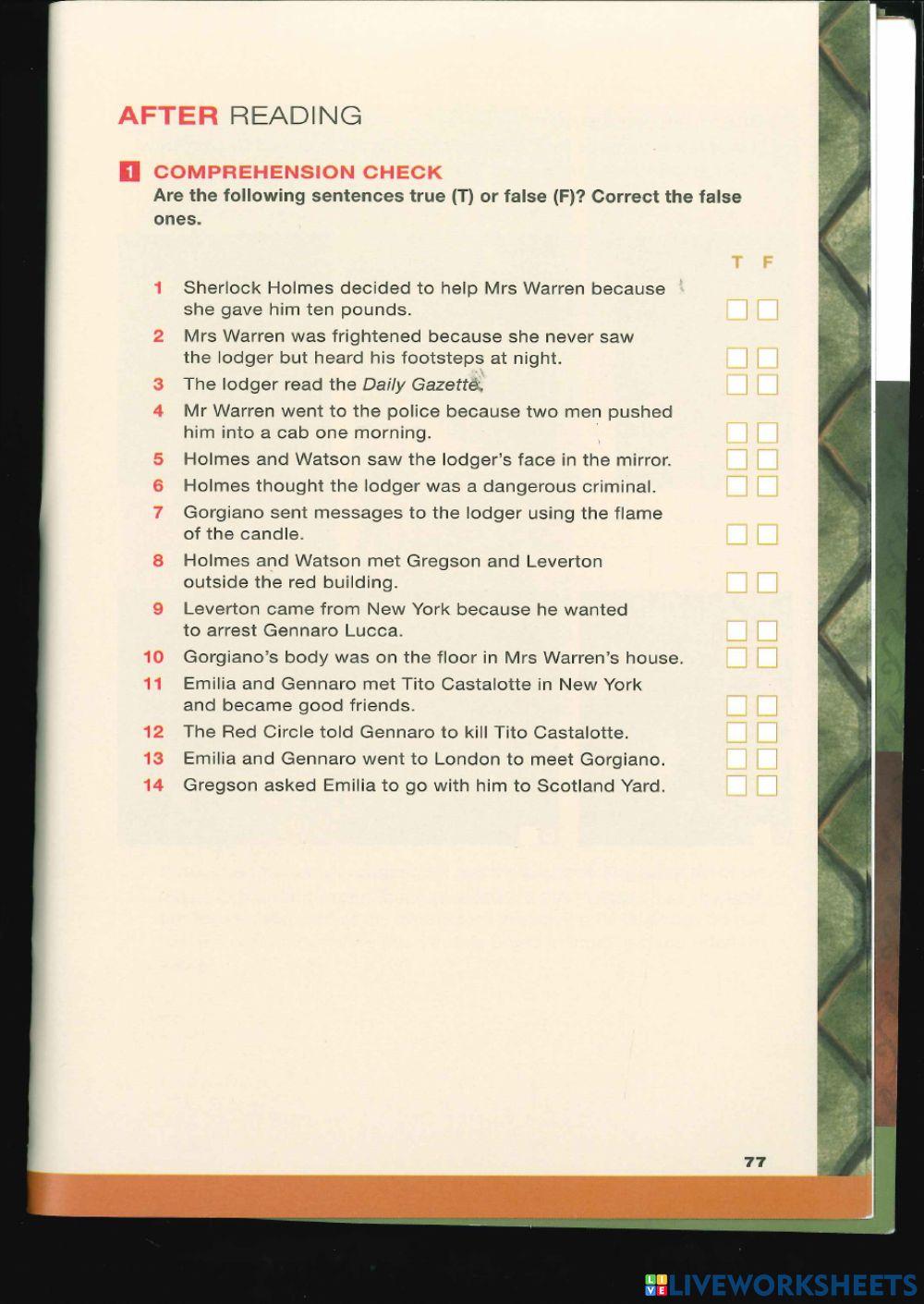 Sherlock holmes and the red circle