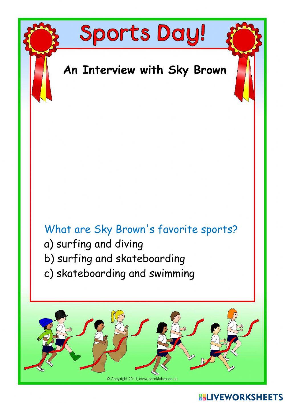 Sky Brown Interview