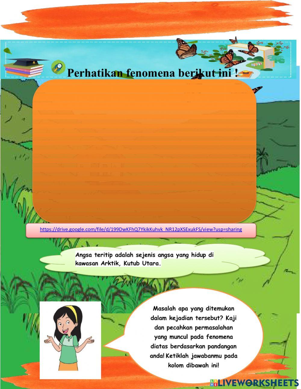 Lkpd  kelas v tema 1 subtema 1 pb 1