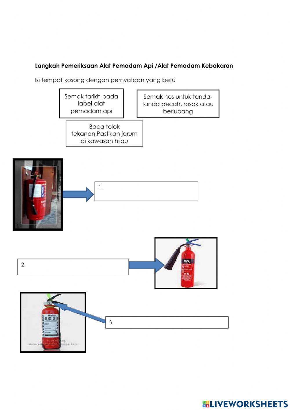 Pemeriksaan Alat Pemadam kebakaran