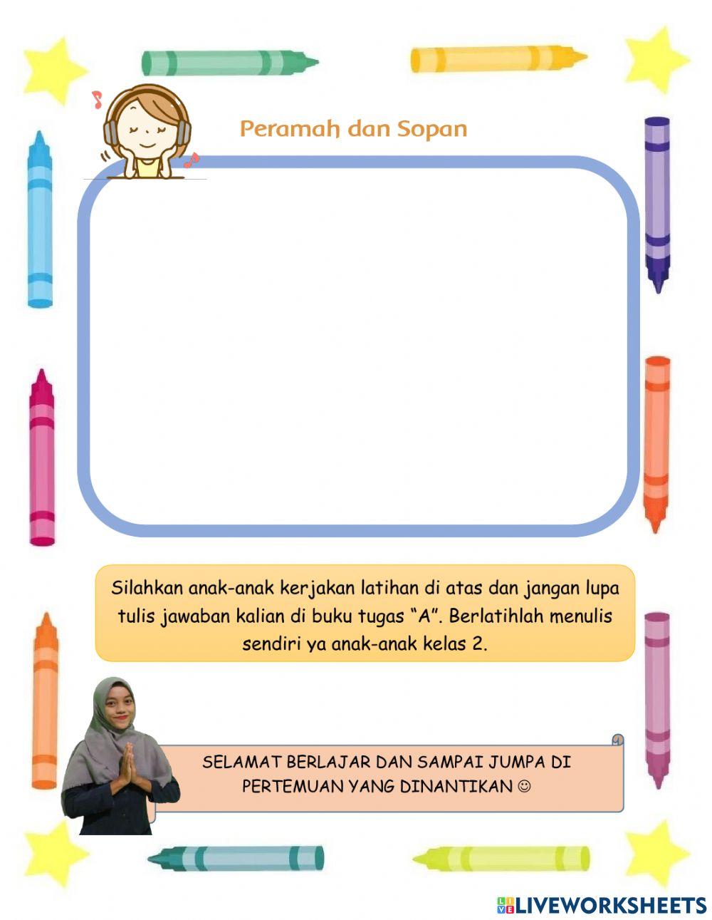 Tema 1 subtema 1 pembelajaran 1