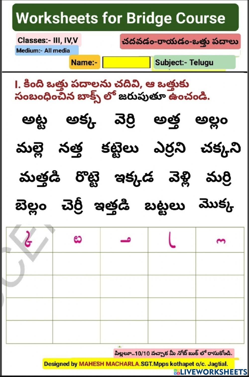 Level-1-Telugu-WS-15