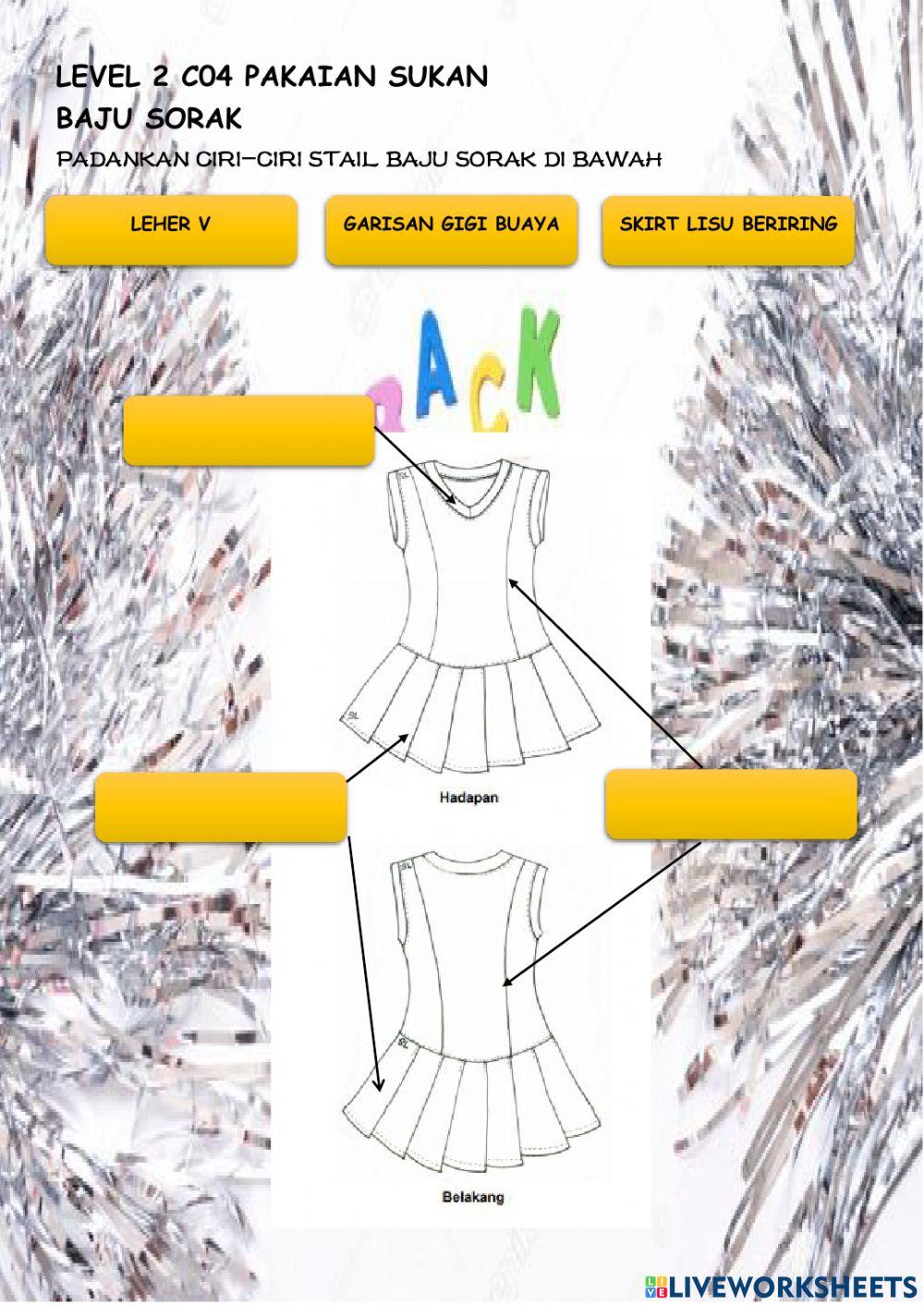 Level 2c04 pakaian sukan sorak
