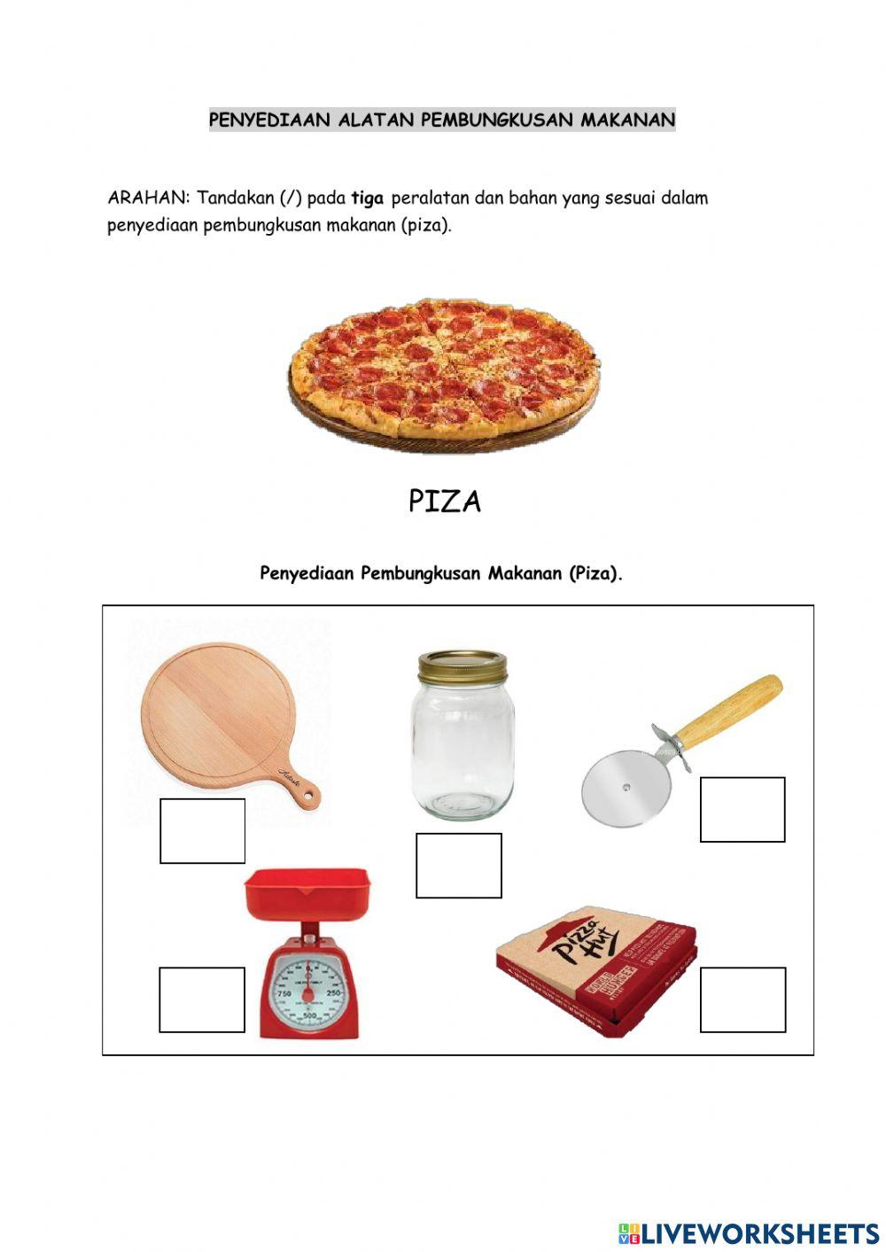 Penyediaan alatan pembungkusan makanan