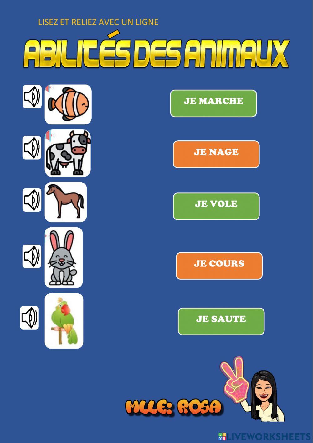 Abilités des animaux