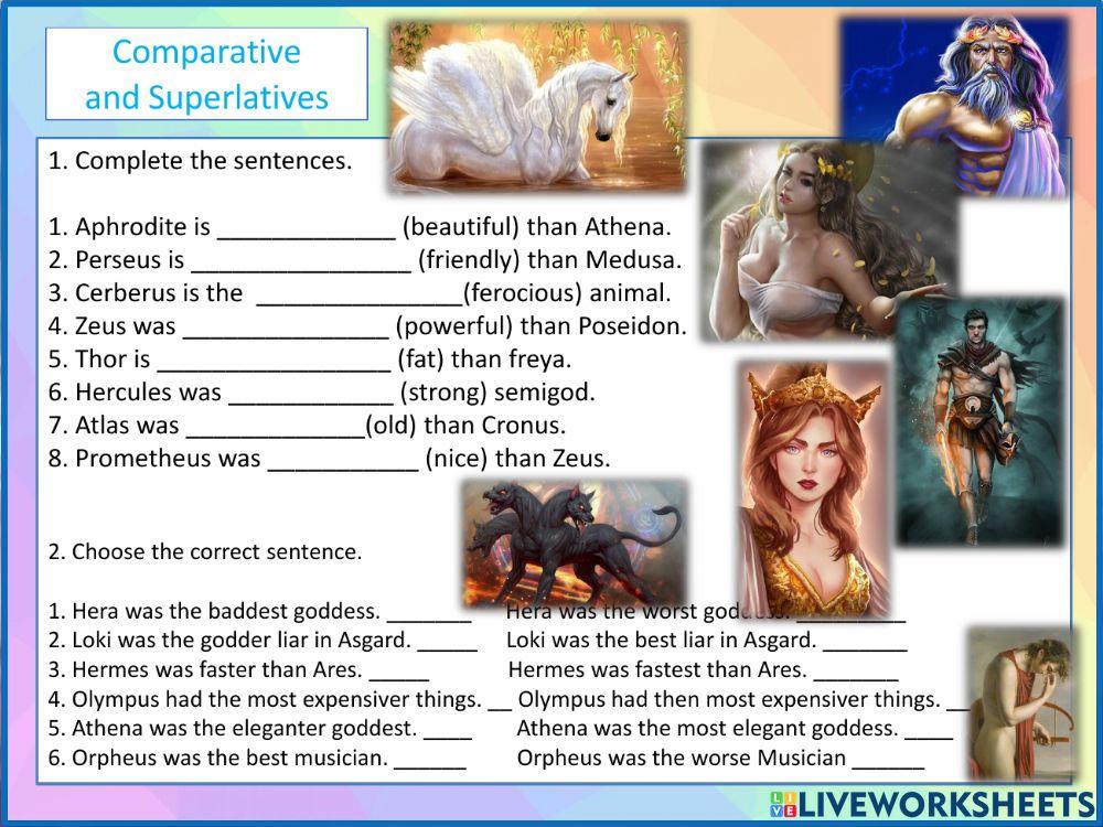 Comparatives and Superlatives